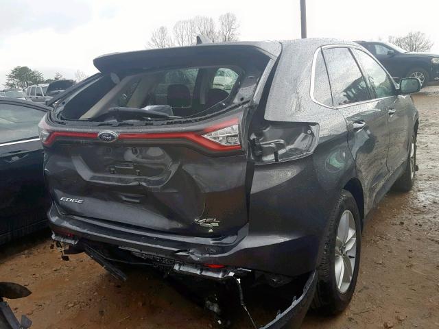 2FMPK3J90JBC15381 - 2018 FORD EDGE SEL GRAY photo 4