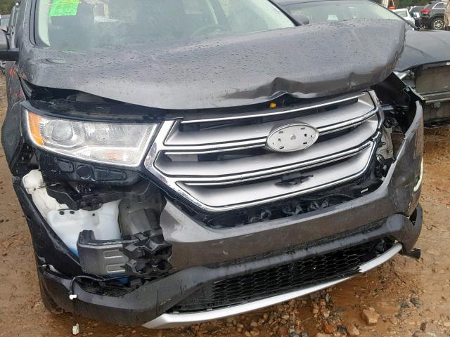 2FMPK3J90JBC15381 - 2018 FORD EDGE SEL GRAY photo 9