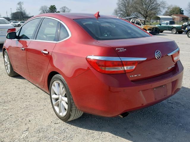 1G4PR5SK6D4101389 - 2013 BUICK VERANO CON RED photo 3