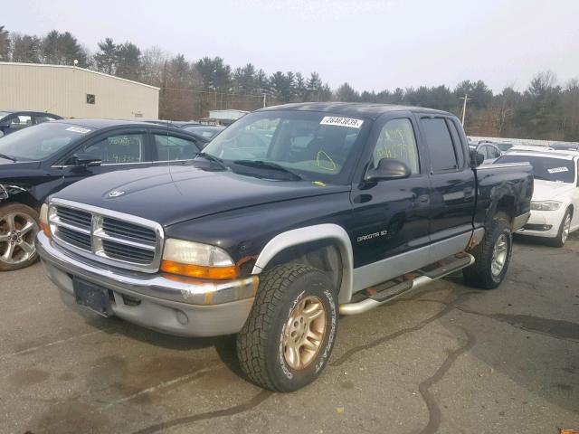 1B7GG2AN21S119836 - 2001 DODGE DAKOTA QUA TWO TONE photo 2