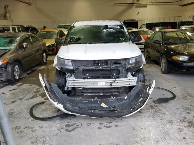 1FM5K8AR8HGB47452 - 2017 FORD EXPLORER P WHITE photo 9