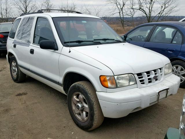 KNDJB7235Y5636295 - 2000 KIA SPORTAGE WHITE photo 1