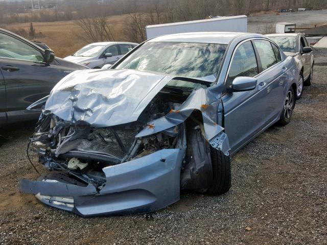 1HGCP2F49BA014122 - 2011 HONDA ACCORD LXP BLUE photo 2