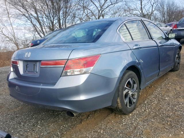 1HGCP2F49BA014122 - 2011 HONDA ACCORD LXP BLUE photo 4