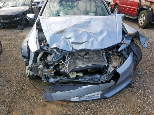 1HGCP2F49BA014122 - 2011 HONDA ACCORD LXP BLUE photo 7