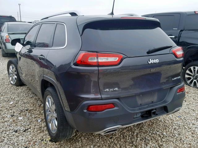 1C4PJMDS6GW169395 - 2016 JEEP CHEROKEE L GRAY photo 3