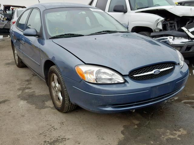 1FAFP55S4YA167373 - 2000 FORD TAURUS SES BLUE photo 1