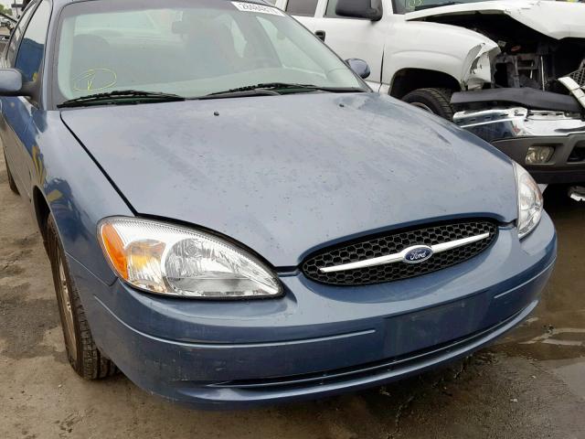 1FAFP55S4YA167373 - 2000 FORD TAURUS SES BLUE photo 9