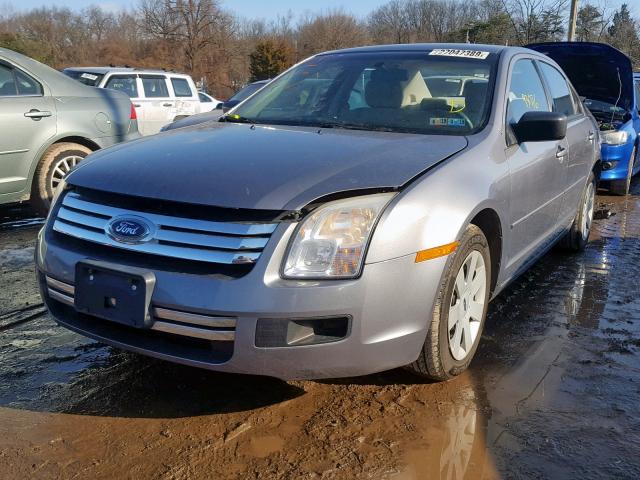 3FAHP06Z47R276959 - 2007 FORD FUSION S GRAY photo 2