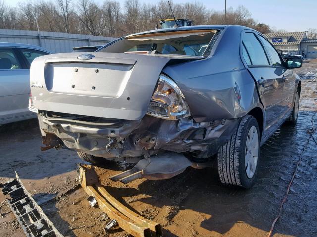 3FAHP06Z47R276959 - 2007 FORD FUSION S GRAY photo 4