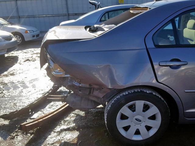 3FAHP06Z47R276959 - 2007 FORD FUSION S GRAY photo 9