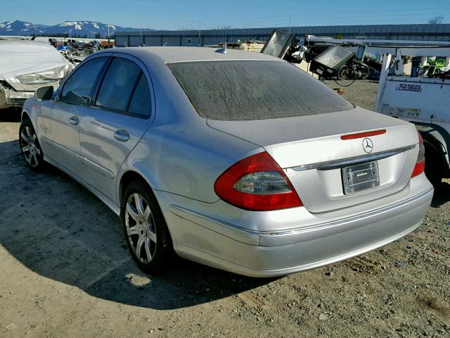 WDBUF56X77B047282 - 2007 MERCEDES-BENZ E 350 SILVER photo 3