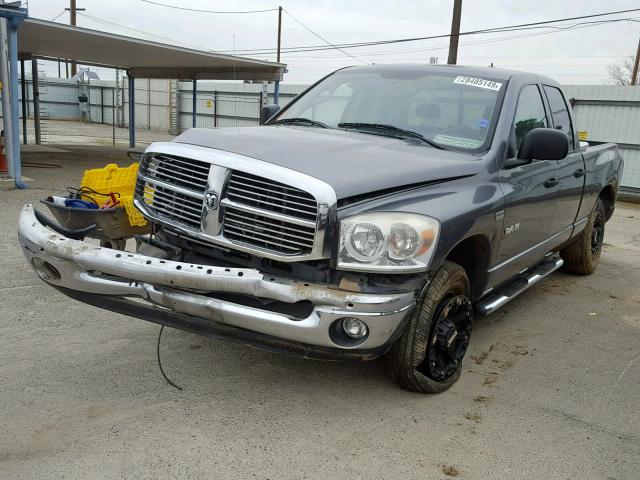 1D7HA18228J160839 - 2008 DODGE RAM 1500 S CHARCOAL photo 2