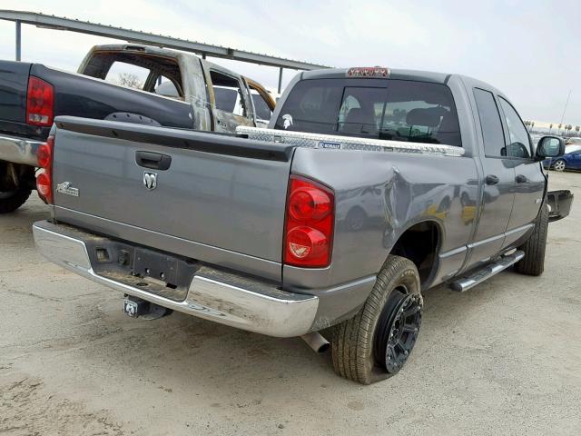 1D7HA18228J160839 - 2008 DODGE RAM 1500 S CHARCOAL photo 4