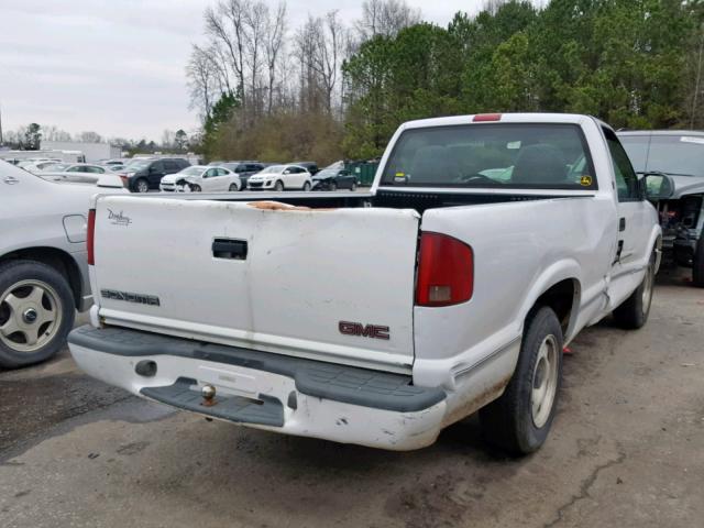 1GTCS14X4W8500029 - 1998 GMC SONOMA WHITE photo 4