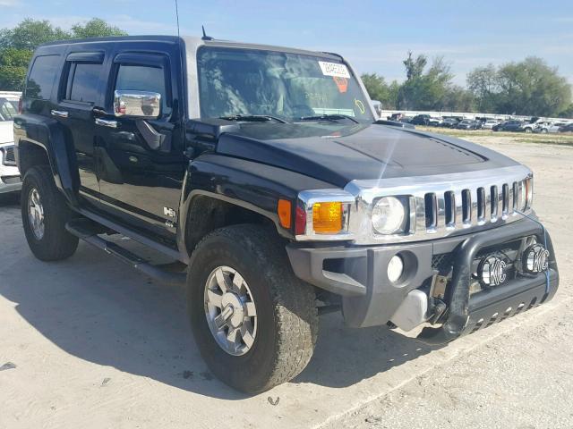 5GTEN13E898108961 - 2009 HUMMER H3 BLACK photo 1