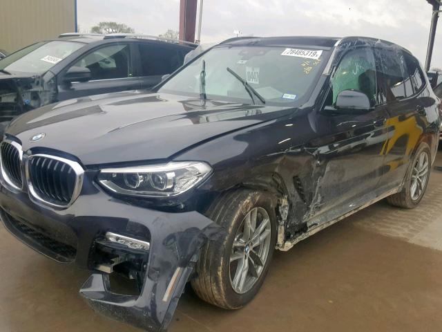 5UXTR7C52KLF27575 - 2019 BMW X3 SDRIVE3 Сұр фото 9