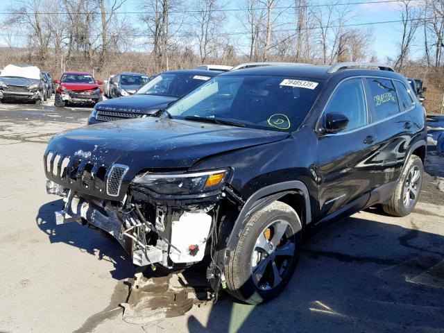 1C4PJMDX2KD330227 - 2019 JEEP CHEROKEE L BLACK photo 2