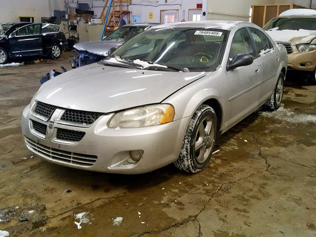 1B3EL56R54N418886 - 2004 DODGE STRATUS ES SILVER photo 2