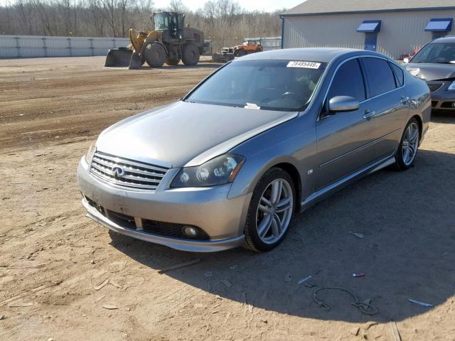 JNKBY01E06M208309 - 2006 INFINITI M45 BASE SILVER photo 2