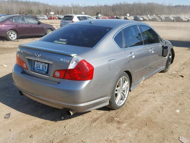 JNKBY01E06M208309 - 2006 INFINITI M45 BASE SILVER photo 4