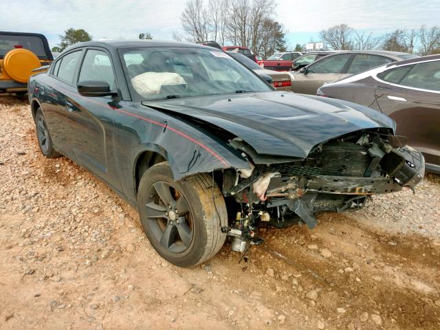 2C3CDXHG0DH647659 - 2013 DODGE CHARGER SX BLACK photo 1