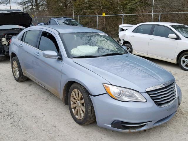 1C3CCBBB1DN654789 - 2013 CHRYSLER 200 TOURIN BLUE photo 1