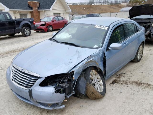 1C3CCBBB1DN654789 - 2013 CHRYSLER 200 TOURIN BLUE photo 2