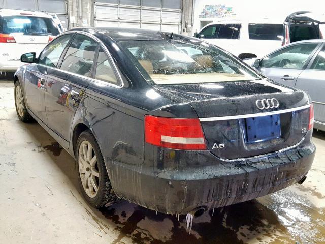 WAUDG74F56N053905 - 2006 AUDI A6 3.2 QUA BLACK photo 3