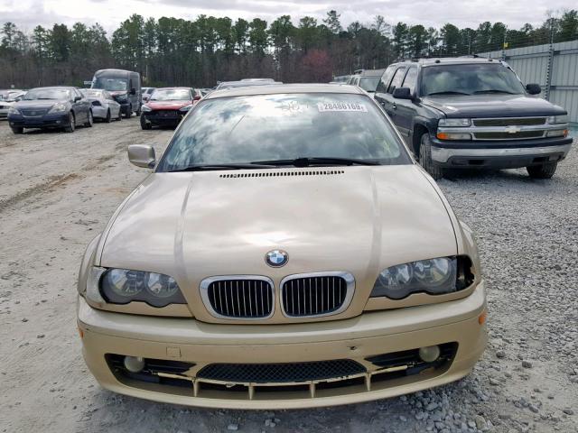 WBABM3349YJN81806 - 2000 BMW 323 CI GOLD photo 9