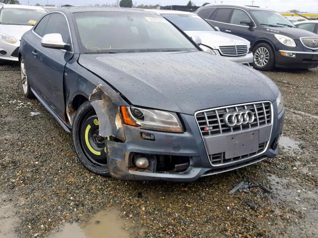 WAURV78T59A032074 - 2009 AUDI S5 QUATTRO GRAY photo 1