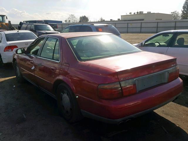 1G6KS54Y1YU174862 - 2000 CADILLAC SEVILLE SL RED photo 3