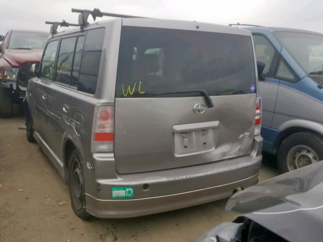 JTLKT334254012963 - 2005 TOYOTA SCION XB 银色 照片 3