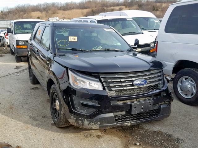 1FM5K8AR7JGB91867 - 2018 FORD EXPLORER P BLACK photo 1