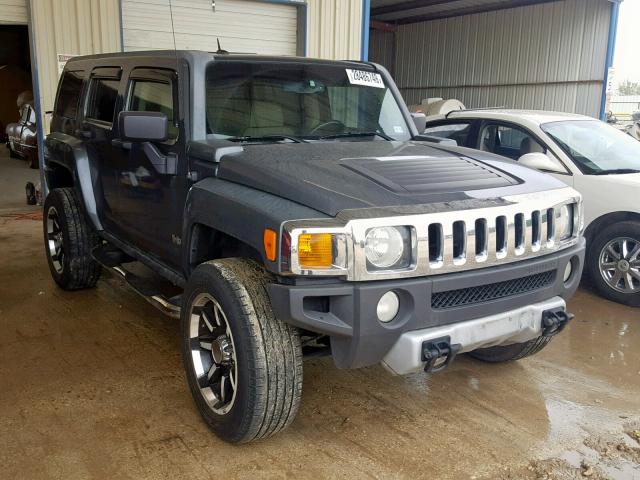 5GTEN13E998102389 - 2009 HUMMER H3 GRAY photo 1