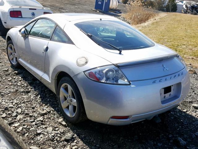 4A3AK24F97E011534 - 2007 MITSUBISHI ECLIPSE GS SILVER photo 3