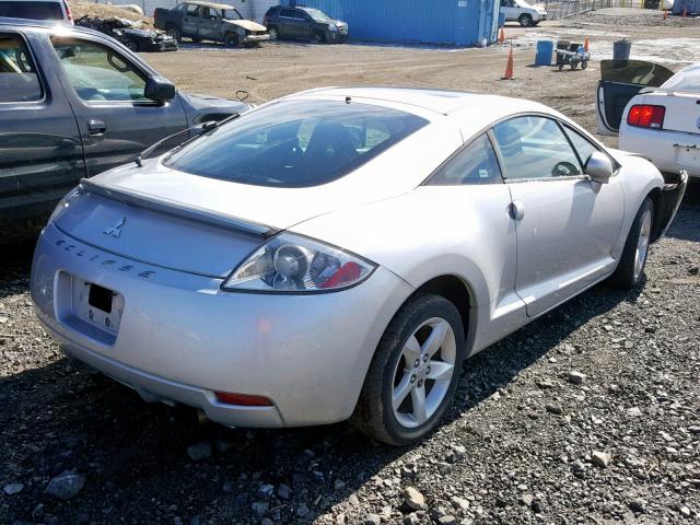 4A3AK24F97E011534 - 2007 MITSUBISHI ECLIPSE GS SILVER photo 4