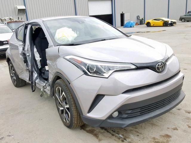 NMTKHMBX6JR054161 - 2018 TOYOTA C-HR XLE SILVER photo 1