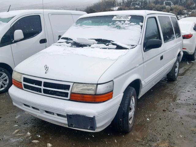 2B4GH45R1RR578176 - 1994 DODGE CARAVAN SE WHITE photo 2