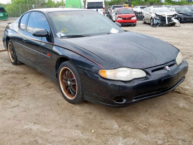 2G1WX12K8Y9260800 - 2000 CHEVROLET MONTE CARL BLACK photo 1