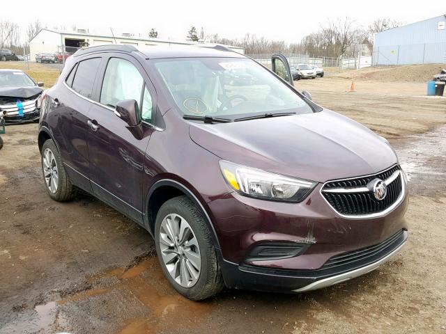 KL4CJESB0JB634561 - 2018 BUICK ENCORE PRE BURGUNDY photo 1