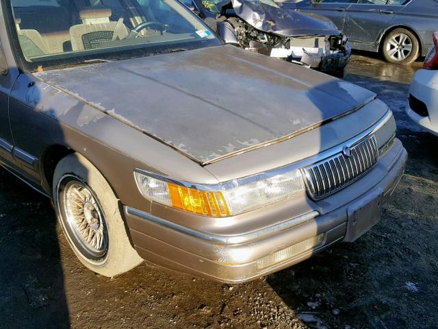 2MELM75WXRX669087 - 1994 MERCURY GRAND MARQ GRAY photo 9