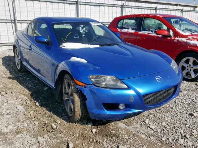 JM1FE17NX50146397 - 2005 MAZDA RX8 BLUE photo 1