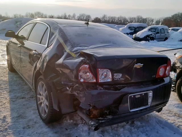 1G1ZK577384252436 - 2008 CHEVROLET MALIBU LTZ BLACK photo 3