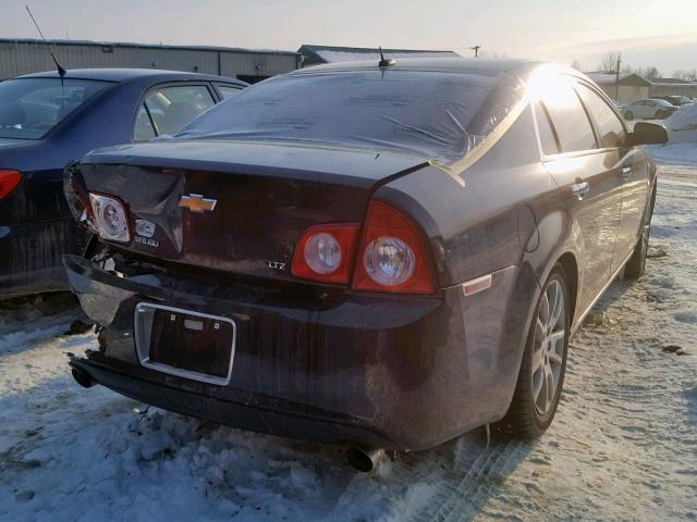 1G1ZK577384252436 - 2008 CHEVROLET MALIBU LTZ BLACK photo 4