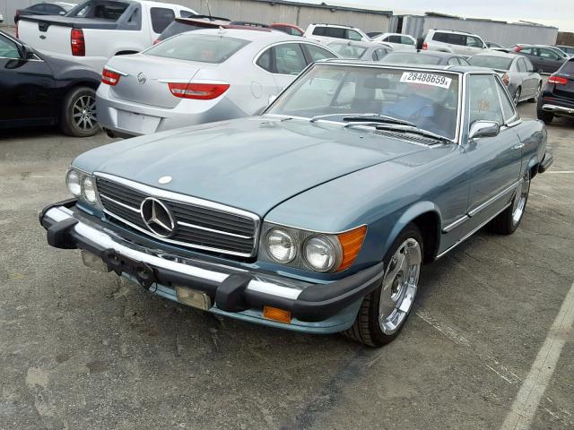 10704412022608 - 1975 MERCEDES-BENZ SL450 BLUE photo 2