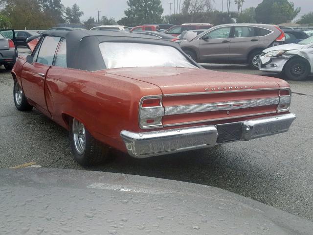 45567B137825 - 1964 CHEVROLET CHEVELLE RED photo 3