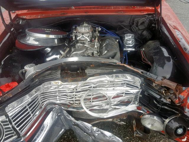 45567B137825 - 1964 CHEVROLET CHEVELLE RED photo 7