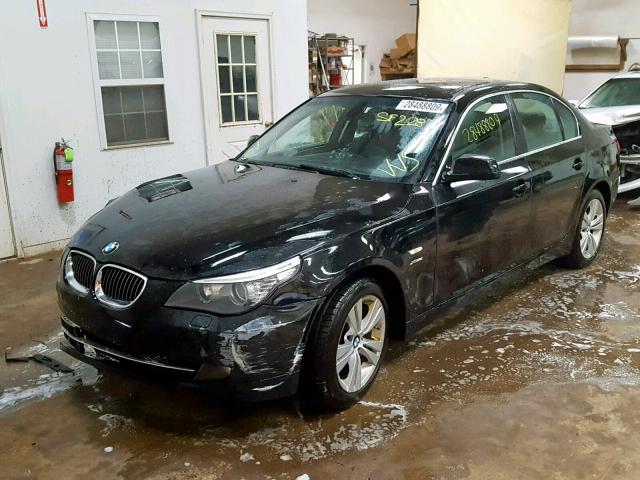 WBANV1C55AC444136 - 2010 BMW 528 XI BLACK photo 2