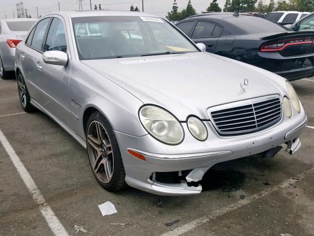 WDBUF76J34A435425 - 2004 MERCEDES-BENZ E 55 AMG SILVER photo 1